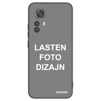 Picasee silikonski črni ovitek za Xiaomi 12 Pro - Lasten foto dizajn