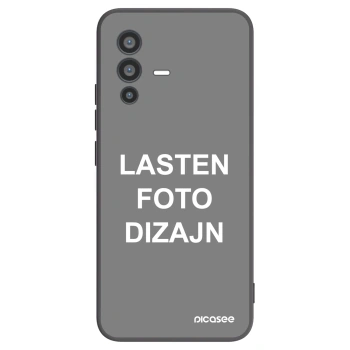 Picasee silikonski črni ovitek za Vivo V23 5G - Lasten foto dizajn