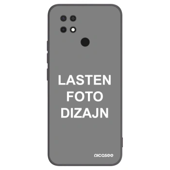 Picasee silikonski črni ovitek za Xiaomi Redmi 10C - Lasten foto dizajn