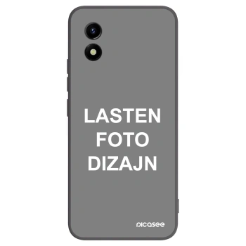 Picasee silikonski črni ovitek za Vivo Y01 - Lasten foto dizajn