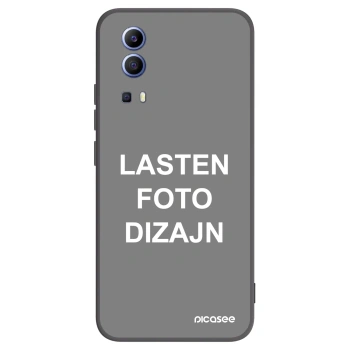 Picasee silikonski črni ovitek za Vivo Y52 5G - Lasten foto dizajn