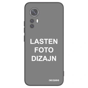 Picasee silikonski črni ovitek za Xiaomi 12X - Lasten foto dizajn