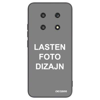 Picasee silikonski črni ovitek za Honor Magic4 Lite 5G - Lasten foto dizajn