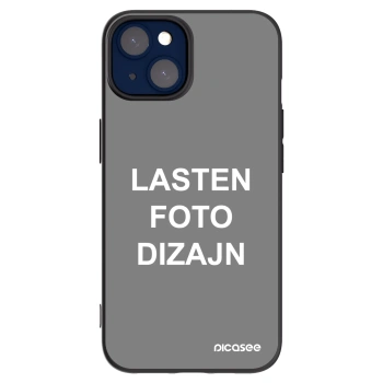 Picasee silikonski črni ovitek za Apple iPhone 14 - Lasten foto dizajn