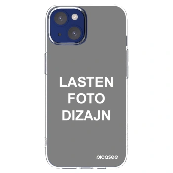 Picasee silikonski prozorni ovitek za Apple iPhone 14 - Lasten foto dizajn