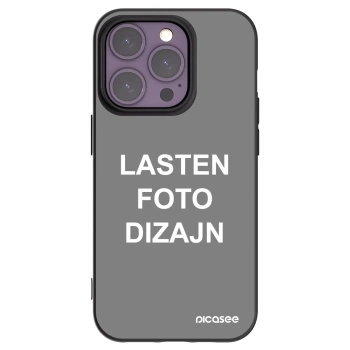 Picasee silikonski črni ovitek za Apple iPhone 14 Pro - Lasten foto dizajn