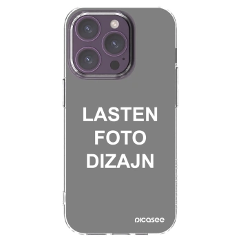 Picasee silikonski prozorni ovitek za Apple iPhone 14 Pro - Lasten foto dizajn