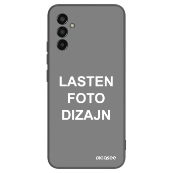 Picasee silikonski črni ovitek za Samsung Galaxy M13 M135F - Lasten foto dizajn