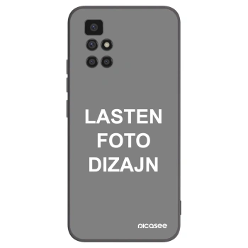 Picasee silikonski črni ovitek za Xiaomi Redmi 10 (2022) - Lasten foto dizajn