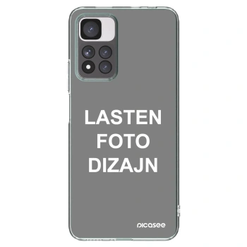 Picasee silikonski prozorni ovitek za Xiaomi Redmi Note 11 Pro+ 5G - Lasten foto dizajn