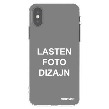 Picasee silikonski prozorni ovitek za Apple iPhone X/XS - Lasten foto dizajn