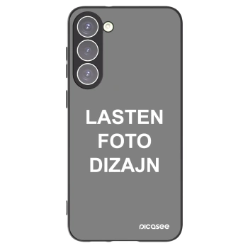 Picasee silikonski črni ovitek za Samsung Galaxy S23+ 5G - Lasten foto dizajn