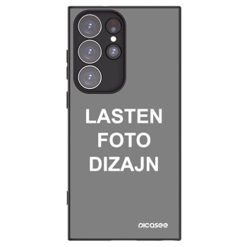 Picasee silikonski črni ovitek za Samsung Galaxy S23 Ultra 5G - Lasten foto dizajn