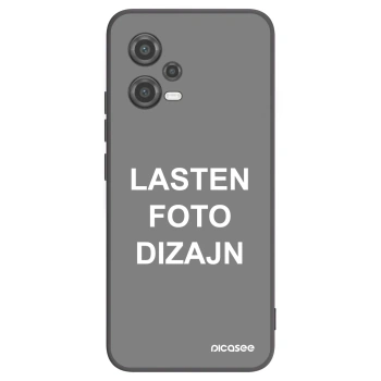 Picasee silikonski črni ovitek za Xiaomi Poco X5 - Lasten foto dizajn