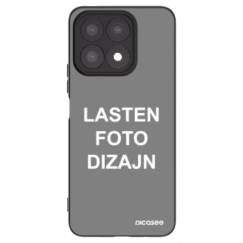 Picasee silikonski črni ovitek za Honor X8a - Lasten foto dizajn