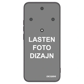 Picasee silikonski črni ovitek za Honor Magic5 Lite 5G - Lasten foto dizajn