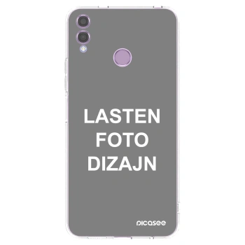 Picasee silikonski prozorni ovitek za Honor 8X - Lasten foto dizajn