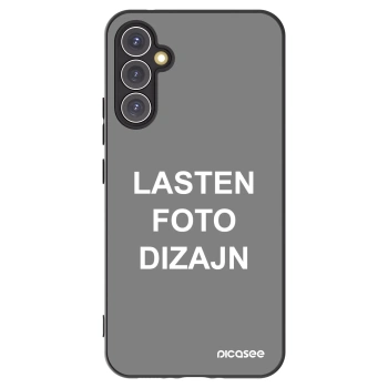 Picasee silikonski črni ovitek za Samsung Galaxy A34 5G A346B - Lasten foto dizajn