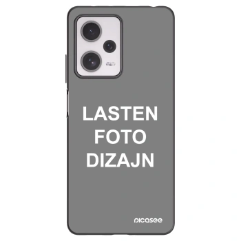 Picasee silikonski črni ovitek za Xiaomi Redmi Note 12 Pro+ 5G - Lasten foto dizajn
