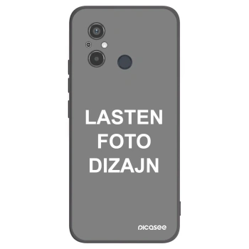 Picasee silikonski črni ovitek za Xiaomi Redmi 12C - Lasten foto dizajn