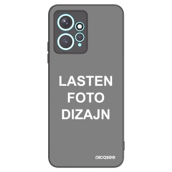 Picasee silikonski črni ovitek za Xiaomi Redmi Note 12 4G - Lasten foto dizajn