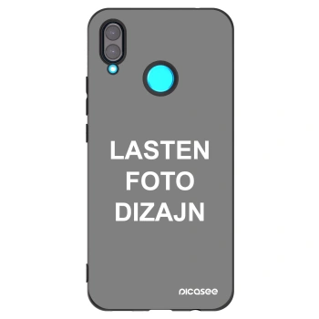 Picasee silikonski črni ovitek za Huawei Nova 3 - Lasten foto dizajn