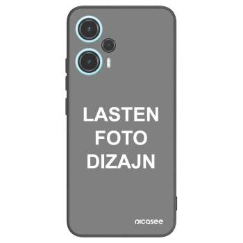 Picasee silikonski črni ovitek za Xiaomi Poco F5 - Lasten foto dizajn