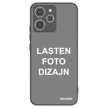Picasee silikonski črni ovitek za Xiaomi Redmi 12 4G - Lasten foto dizajn