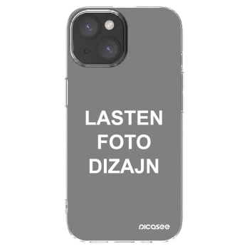 Picasee silikonski prozorni ovitek za Apple iPhone 15 - Lasten foto dizajn