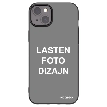 Picasee silikonski črni ovitek za Apple iPhone 15 Plus - Lasten foto dizajn