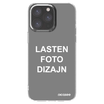 Picasee silikonski prozorni ovitek za Apple iPhone 15 Pro Max - Lasten foto dizajn