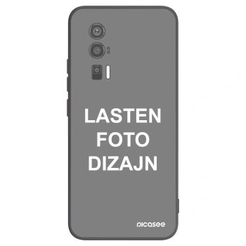 Picasee silikonski črni ovitek za Xiaomi Poco F5 Pro 5G - Lasten foto dizajn