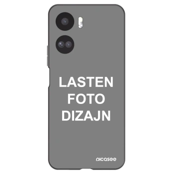Picasee silikonski črni ovitek za Honor 90 Lite 5G - Lasten foto dizajn