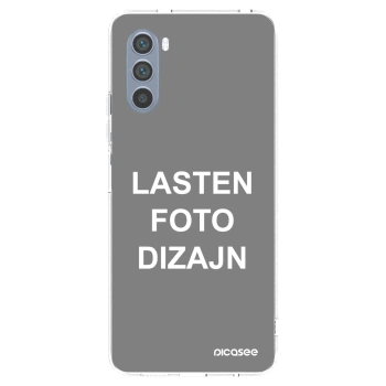 Picasee silikonski prozorni ovitek za Motorola Moto G62 - Lasten foto dizajn