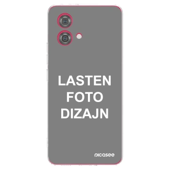 Picasee silikonski prozorni ovitek za Motorola Moto G84 5G - Lasten foto dizajn