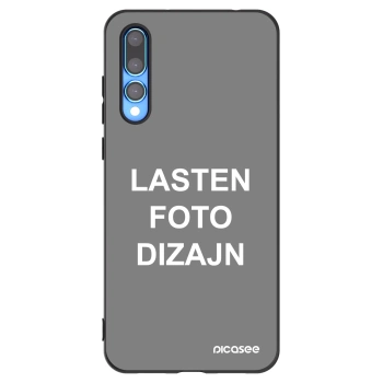Picasee silikonski črni ovitek za Huawei P20 Pro - Lasten foto dizajn