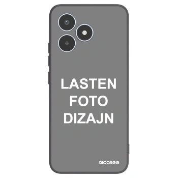 Picasee silikonski črni ovitek za Realme C53 - Lasten foto dizajn