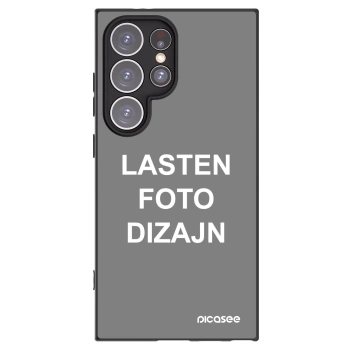 Picasee silikonski črni ovitek za Samsung Galaxy S24 Ultra S928B 5G - Lasten foto dizajn