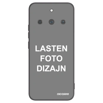 Picasee silikonski črni ovitek za Realme 11 Pro+ - Lasten foto dizajn
