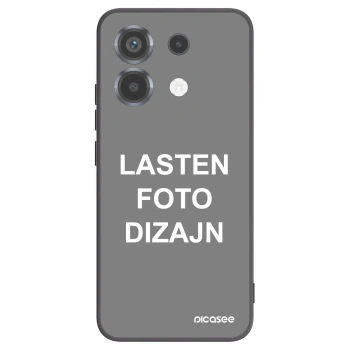 Picasee silikonski črni ovitek za Xiaomi Poco X6 - Lasten foto dizajn