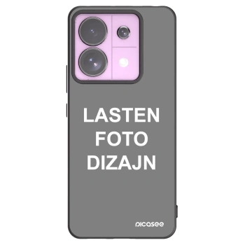 Picasee silikonski črni ovitek za Xiaomi Redmi Note 13 Pro 5G - Lasten foto dizajn