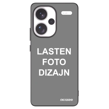 Picasee silikonski črni ovitek za Xiaomi Redmi Note 13 Pro+ 5G - Lasten foto dizajn