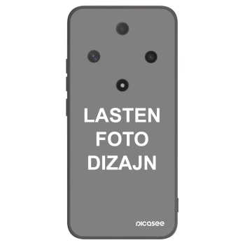 Picasee silikonski črni ovitek za Honor Magic6 Lite 5G - Lasten foto dizajn