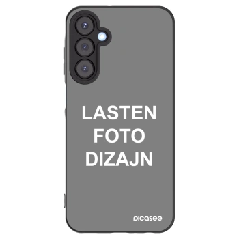 Picasee silikonski črni ovitek za Samsung Galaxy A25 A256B 5G - Lasten foto dizajn