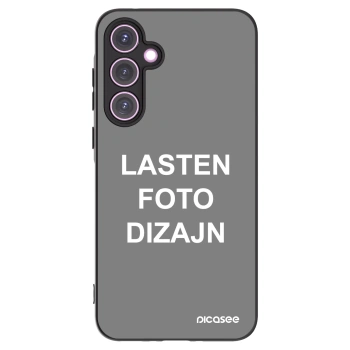 Picasee silikonski črni ovitek za Samsung Galaxy A35 5G A356B - Lasten foto dizajn