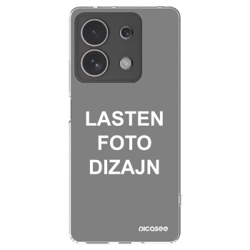 Picasee silikonski prozorni ovitek za Xiaomi Redmi Note 13 4G - Lasten foto dizajn