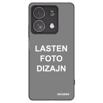 Picasee silikonski črni ovitek za Xiaomi Redmi Note 13 Pro 4G - Lasten foto dizajn