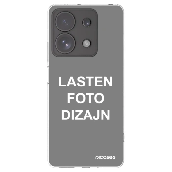 Picasee silikonski prozorni ovitek za Xiaomi Redmi Note 13 Pro 4G - Lasten foto dizajn