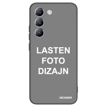 Picasee silikonski črni ovitek za Vivo V40 SE 5G - Lasten foto dizajn