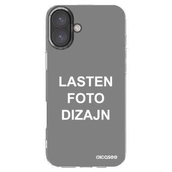 Picasee silikonski prozorni ovitek za Apple iPhone 16 Plus - Lasten foto dizajn